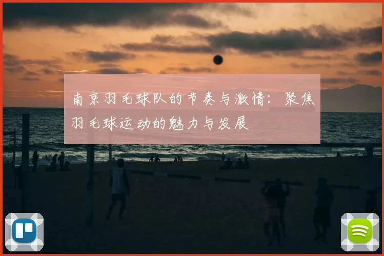 南京羽毛球队的节奏与激情:聚焦羽毛球运动的魅力与发展